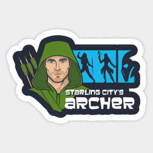 Starling Archer Sticker